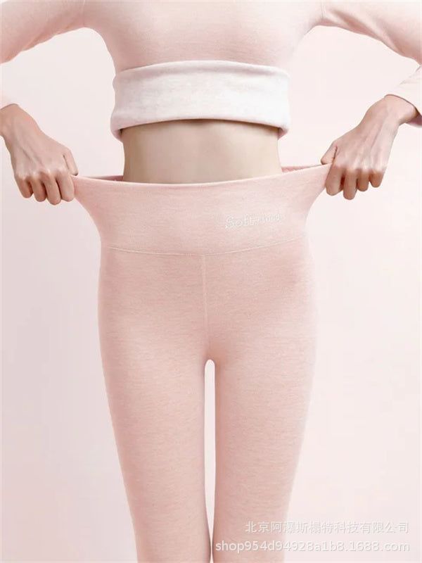 Women’s Fleece-Lined High-Waist Shark Leggings