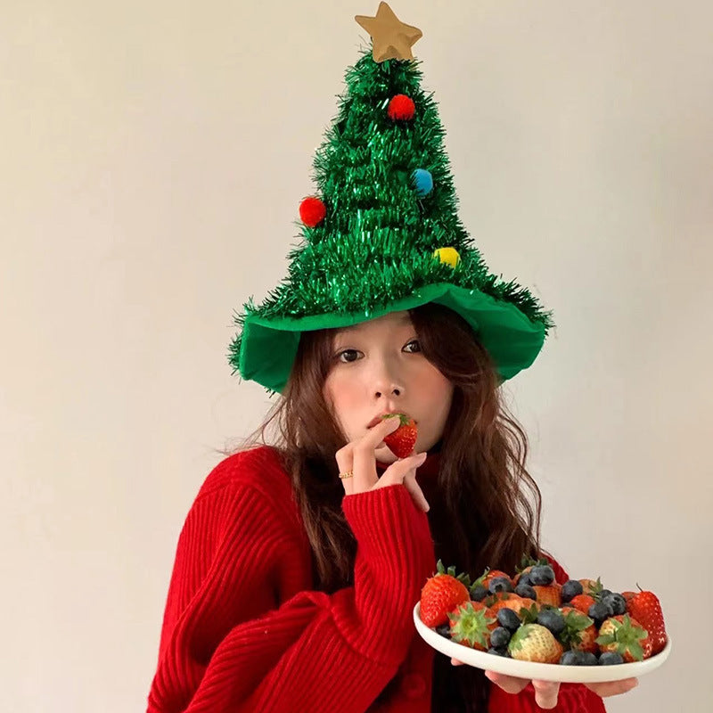 Christmas Tree Party Up Headdress For Taking Photos