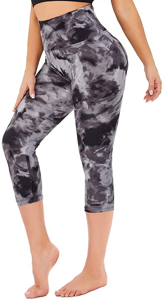 Cropped High-Rise Print Leggings – USA Flag Print Patriotic Workout Pants - 19 Styles
