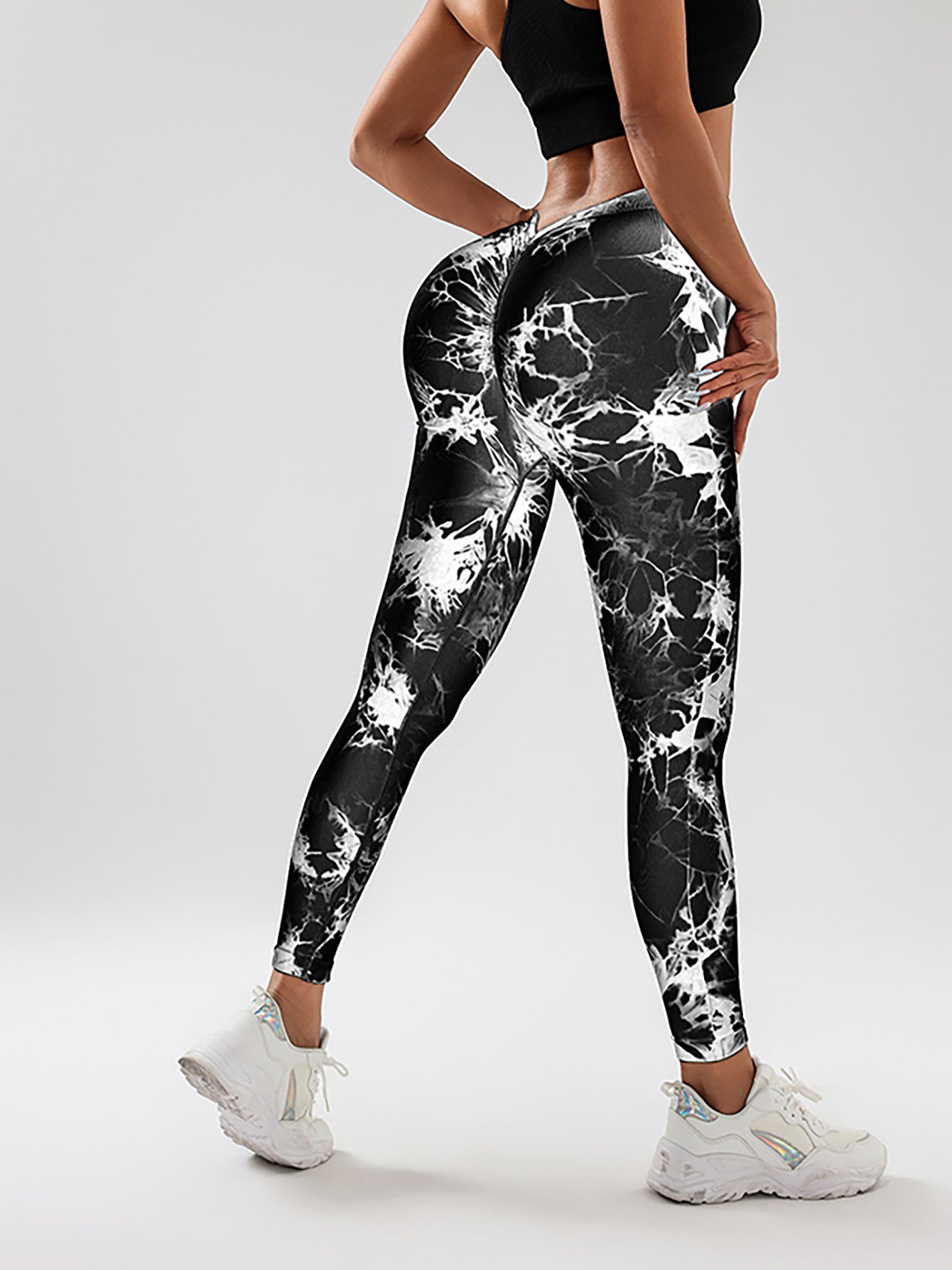 Tie-Dye Slimming Yoga Leggings – Butt Lifting Women's Yoga Pants