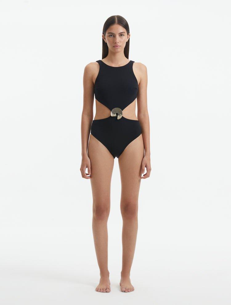 Marion Pascale - Honora Black High Neck Swimsuit