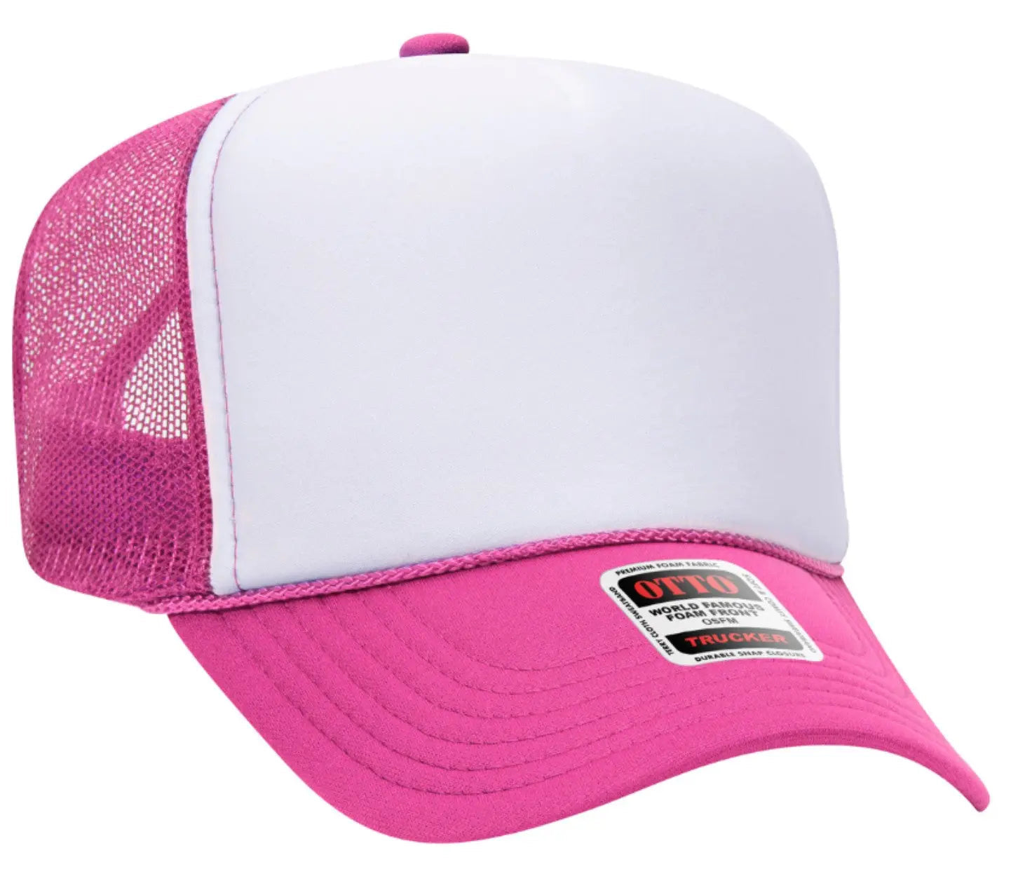 If My Mouth Doesn't Say It My Face Totally Will Text Adult Otto Foam Trucker Hat