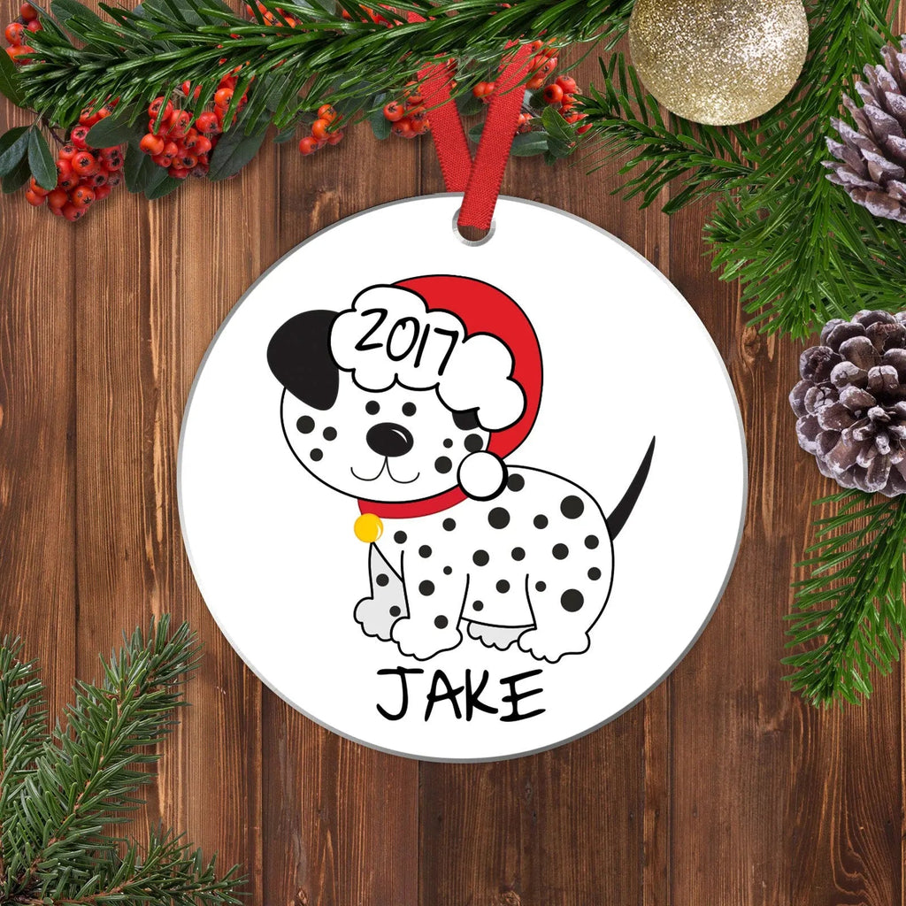 Dog Christmas Ornament, dog ornament personalized, custom dog ornament, personalized dog ornament, dog lover gift, 2022 ornament