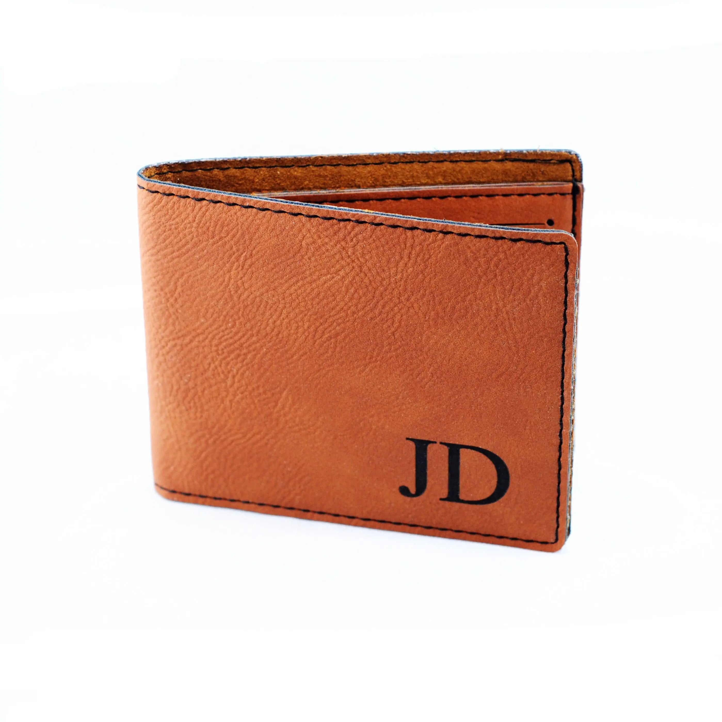 Mens Leather Wallet, Monogram Christmas Gift for Dad, unique gifts for men, Custom Mens Wallet, gift for husband