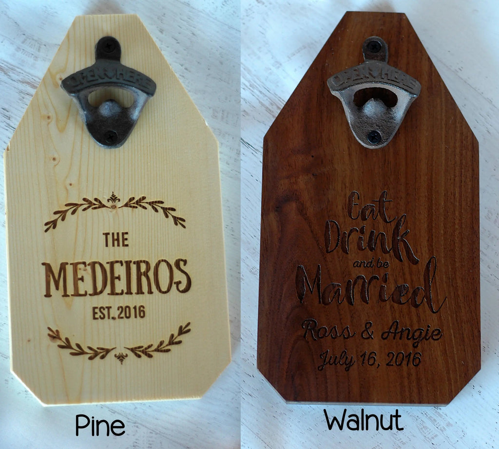 Custom Garage Sign – Personalized Wood Sign with Rustic Bottle Opener & Workshop Wall Art