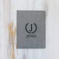 Monogram Legal Pad Holder - Laser Engraved Portfolio - Leather Notepad Folder - Gift for Graduate