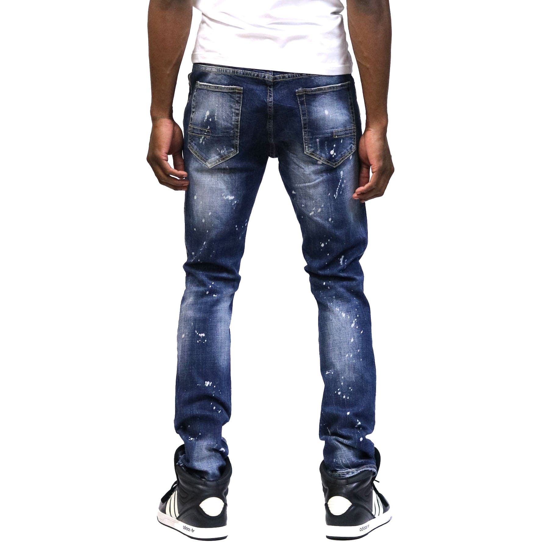 GEROME New Washed Skinny Denim Pants