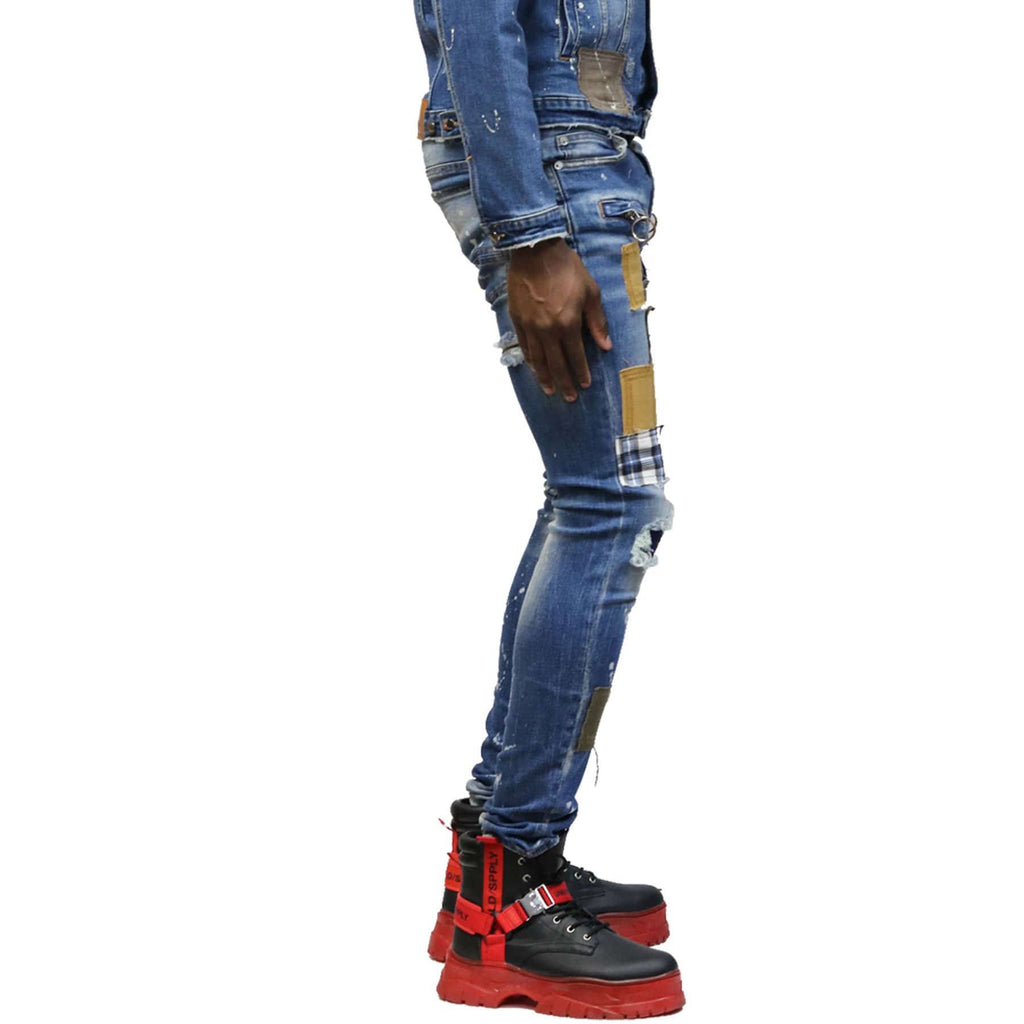 Rapose Premium Washed Skinny Denim Pants