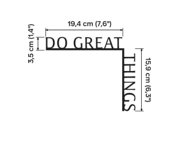 Wooden Corner Quote