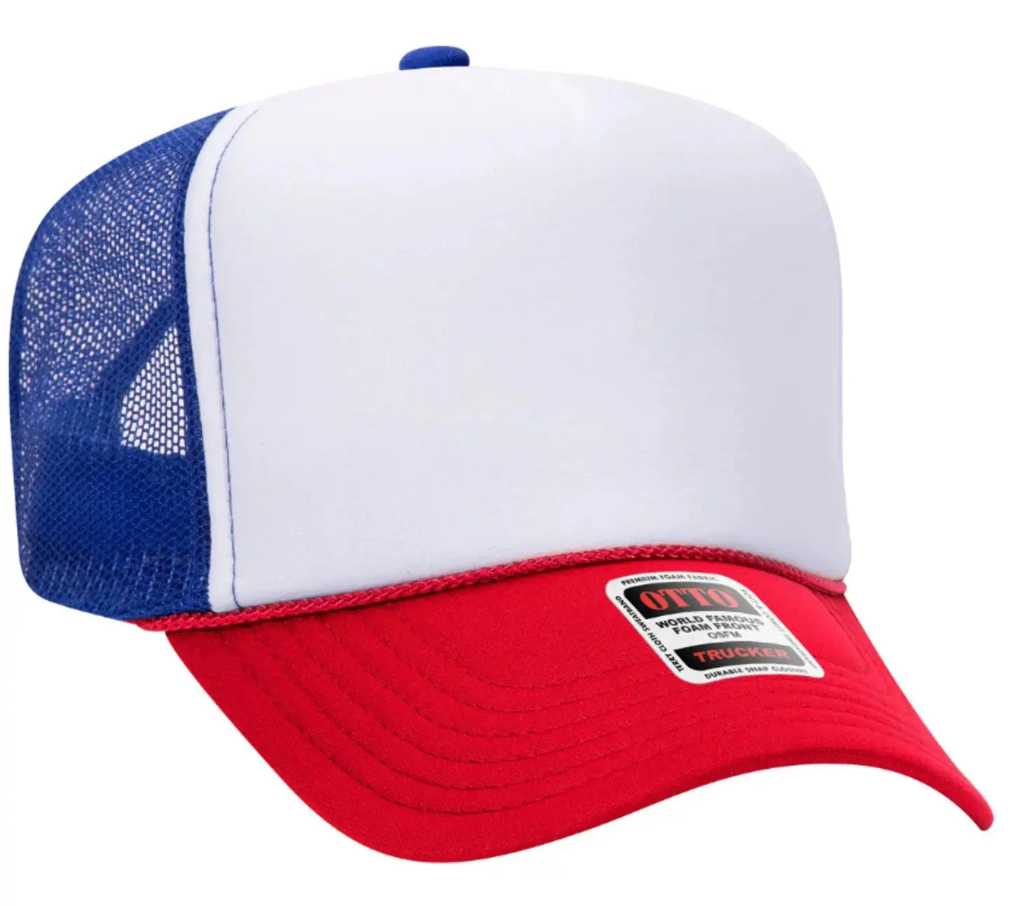 On My Husband's Last Nerve Text  Adult Otto Foam Trucker Hat