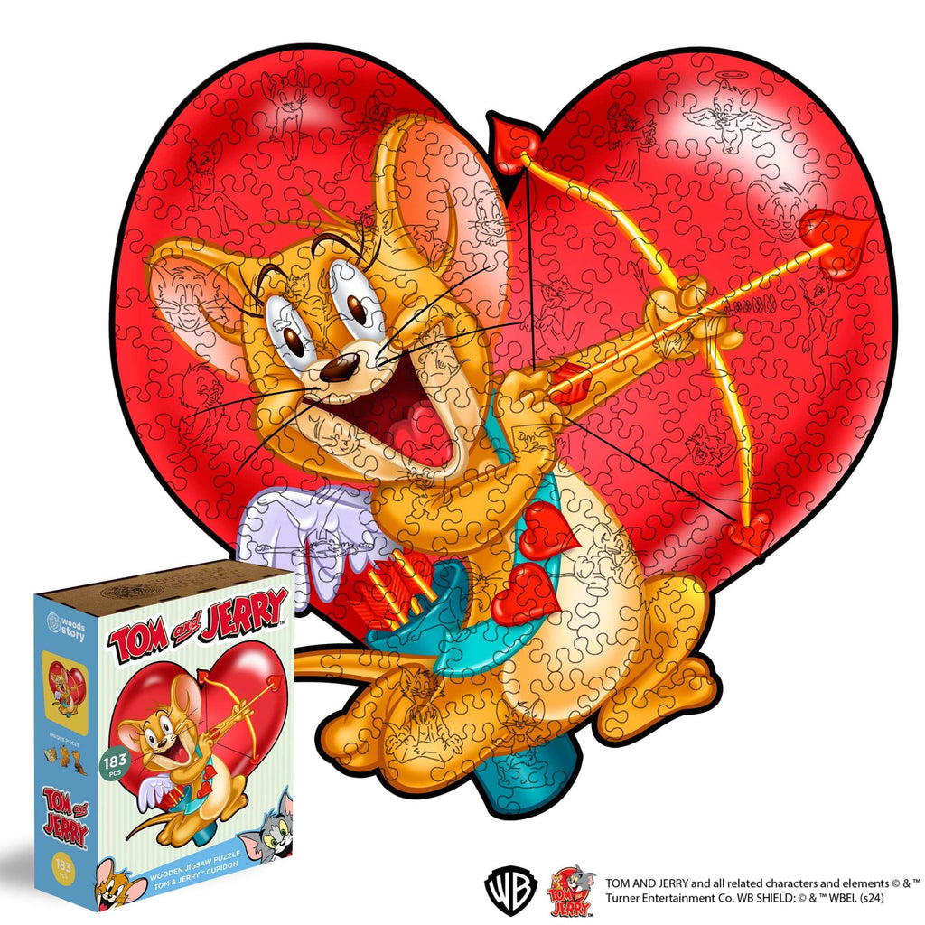 Wooden jigsaw puzzle Tom & Jerry™ – Cupid