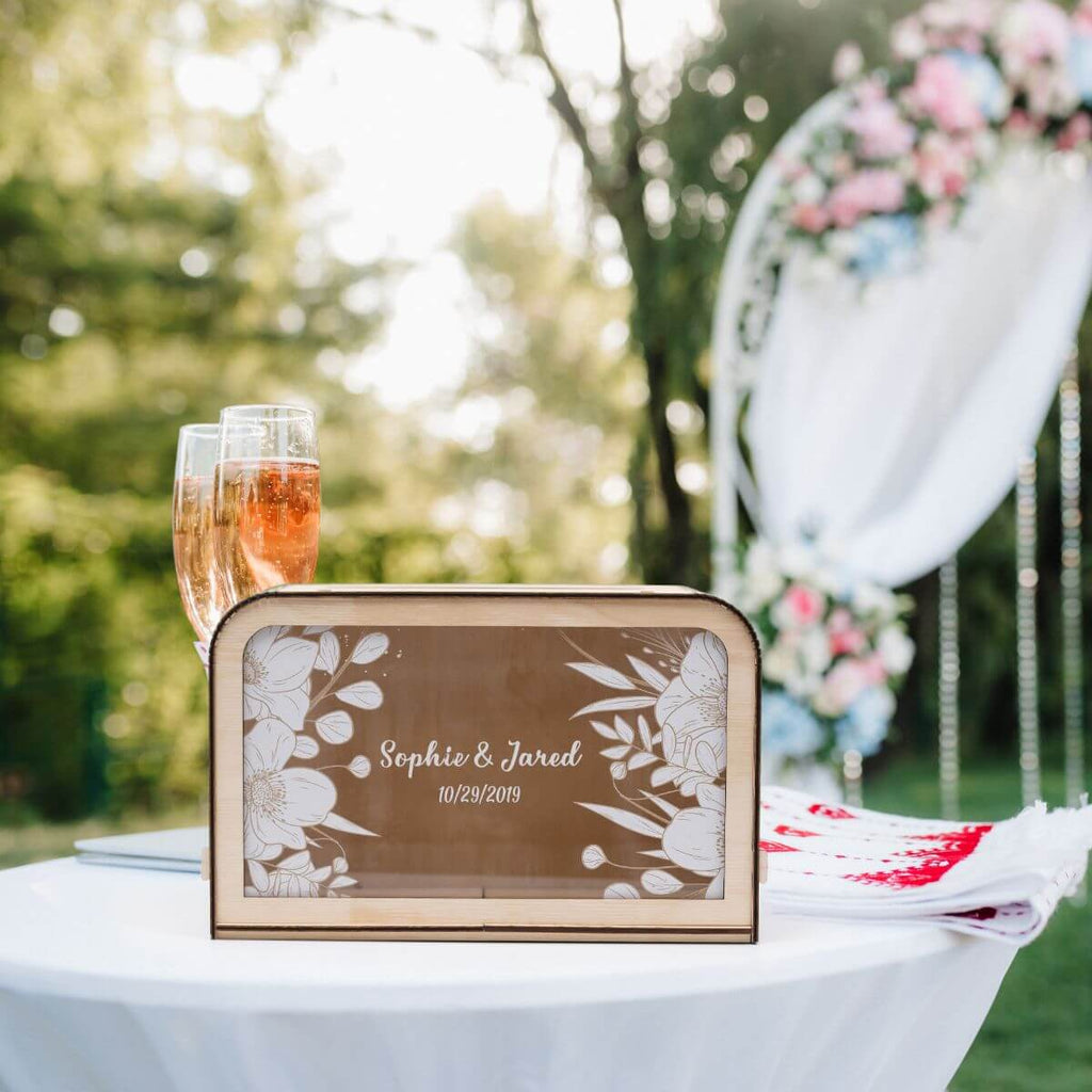 Printed Wedding Card Box