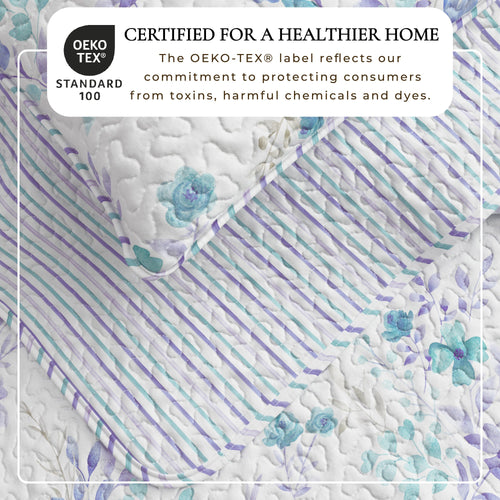 April Morning Floral Quilt Set